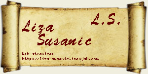 Liza Susanić vizit kartica